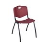Kee Rectangle Tables > Training Tables > Kee Table & Chair Sets, 72 X 24 X 29, Wood|Metal|Plastic Top MT7224CHBPCM47BY
